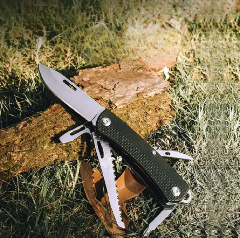 Daicamping DL17 Portable EDC Combination Multi Tool Outdoor Multi-tools Folding Knife Multifunctional Hand Tool Knives view 2