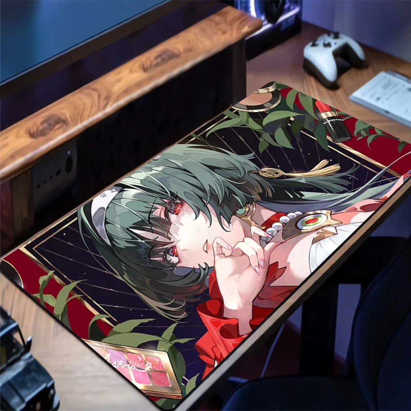 

Mouse pad Large Zenless Zone Zero Astra Yao rubber keyboard mouse carpet anti-slip gamer mouse pad coaster PC HD Anime Mousepad