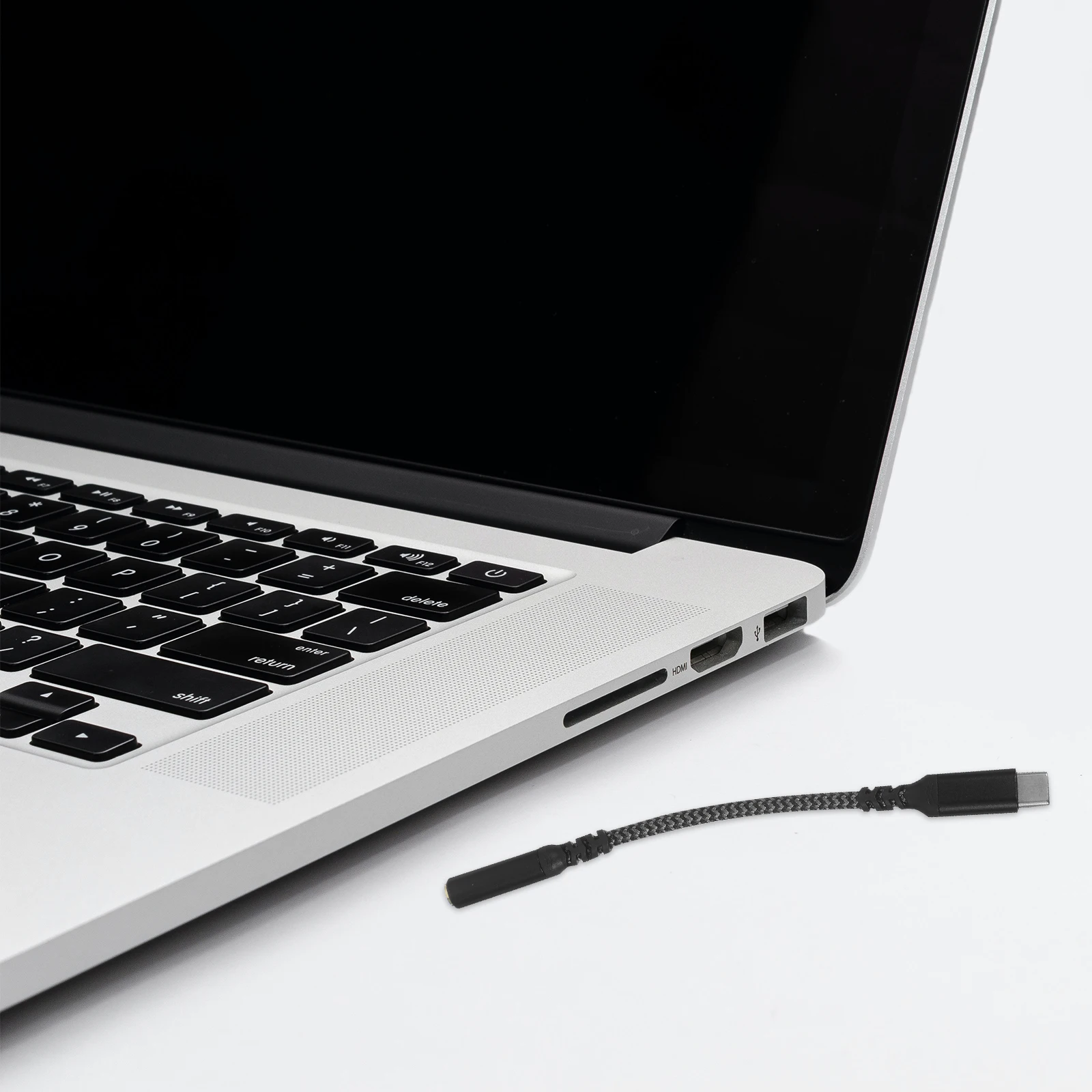 

Type Cable Durable Headphone Adapter Portable Data Cable 3 5mm Converter For Phones Tablets Laptops Clear Sound Digital