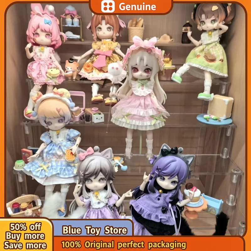 Heißer Verkauf Echter Reis Süße Fantasie Wald Bjd Bewegliche Puppe Blind Box 12 Punkte Nette Puppe Figur Raum Dekoration Mädchen geschenk