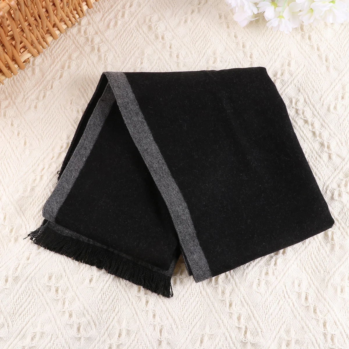 

Cashmere Scarf Scarves for Men Elegant Man Shawl Autumn And Winter Costume Fashion
