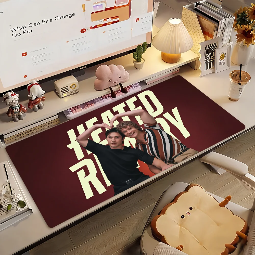 TV Heated Rivalry Mouse Pad Non-slip Locking Edge DeskMat PC Laptop Accessories Rubber Office Keyboard Large Game XXL Carpet