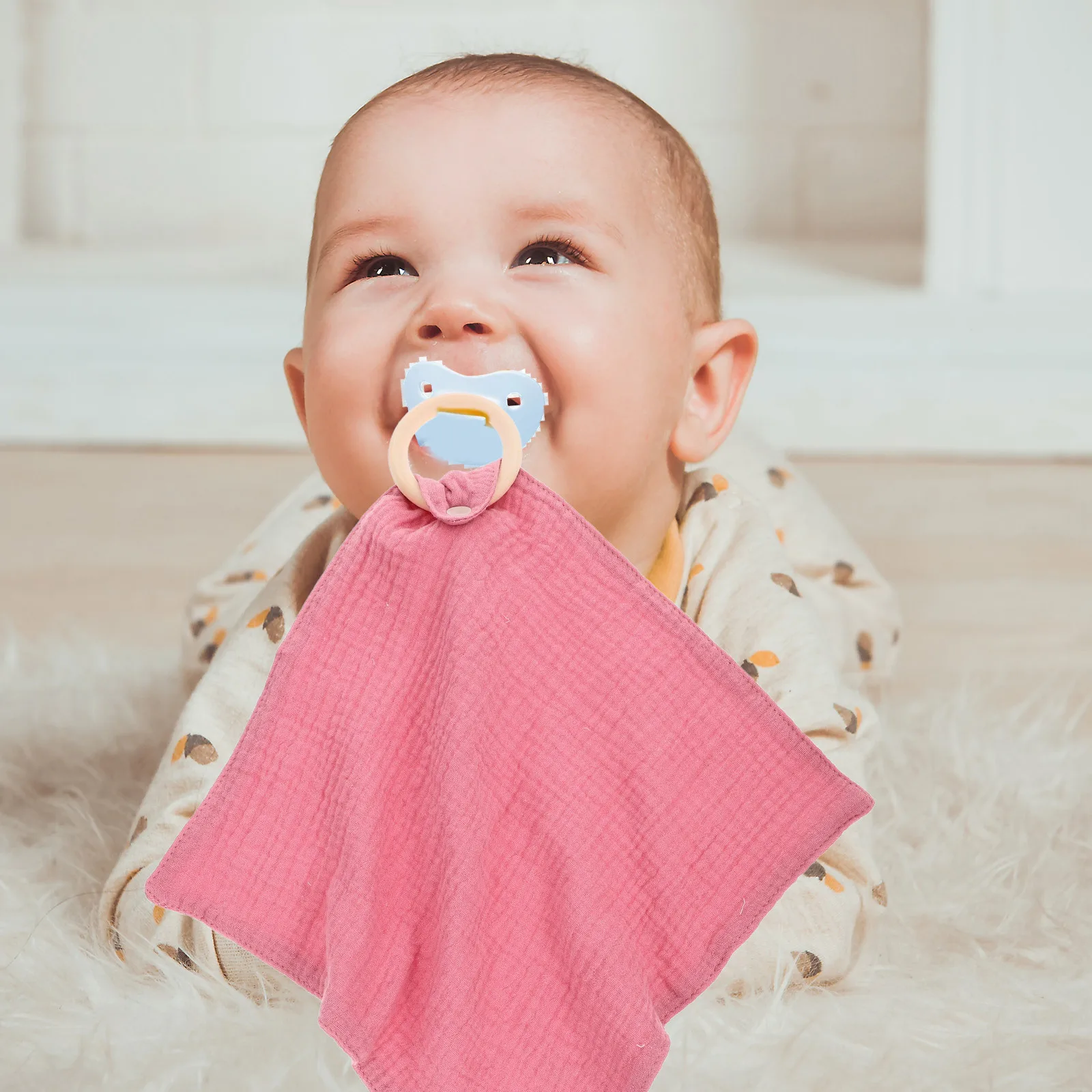 

Детская ткань для соски, успокаивающее одеяло для младенцев, многофункциональное обнимающее полотенце, маленькое декоративное детское одеяло для прорезывания зубов