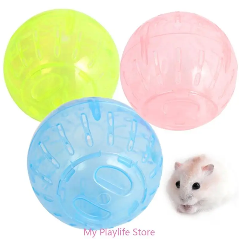 Hamster Running Ball Toy 10CM Plastic Sport Ball Grounder Small Pet Mice Jogging Toy Gerbil Exercise Play