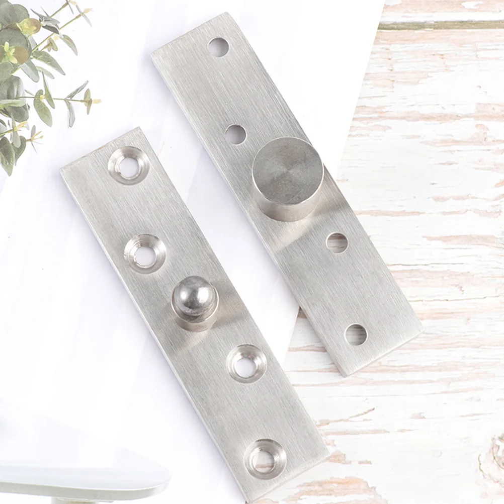

2Pcs Rotating Door Hinge 360Degree HeavyDuty Invisible Hidden Pivot Fold Shed Windows SmallCoreAxis StainlessSteel