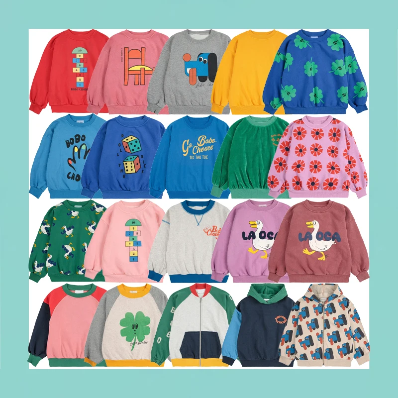 

2025 New Autumn Winter Children Velvet Hoodie Boys Girls Cartoon Printed Top Kids Casual Pants Set Children's Fashion Clothing