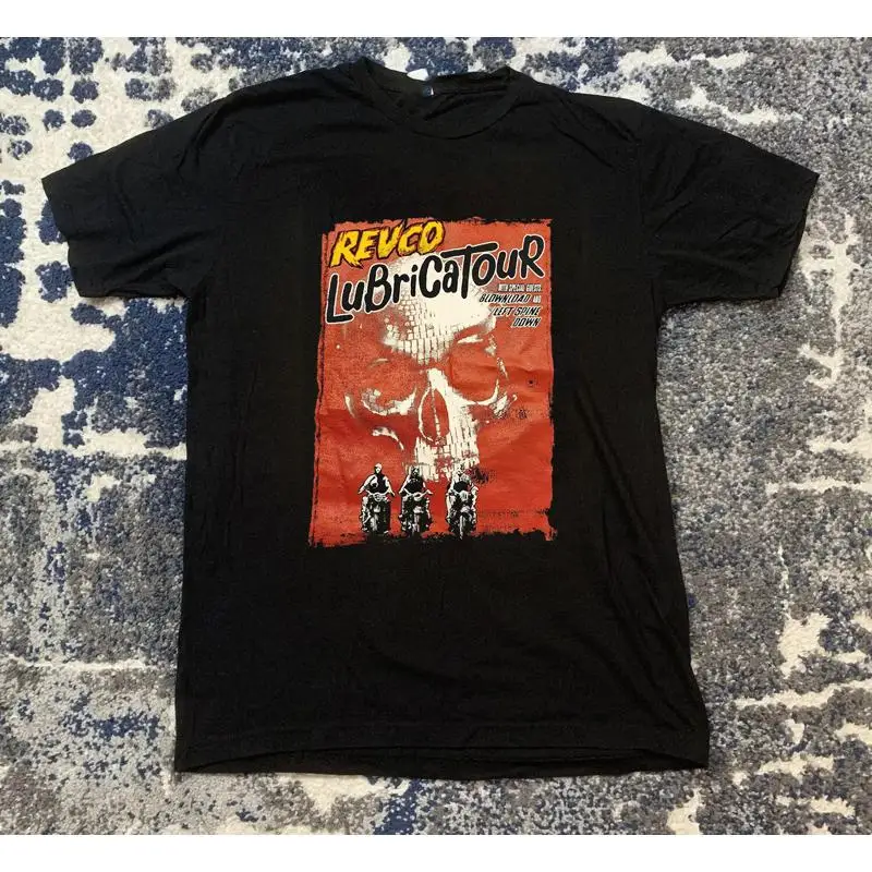 Camiseta negra Revolting Cocks Band Lubrica Tour talla completa S 5XL