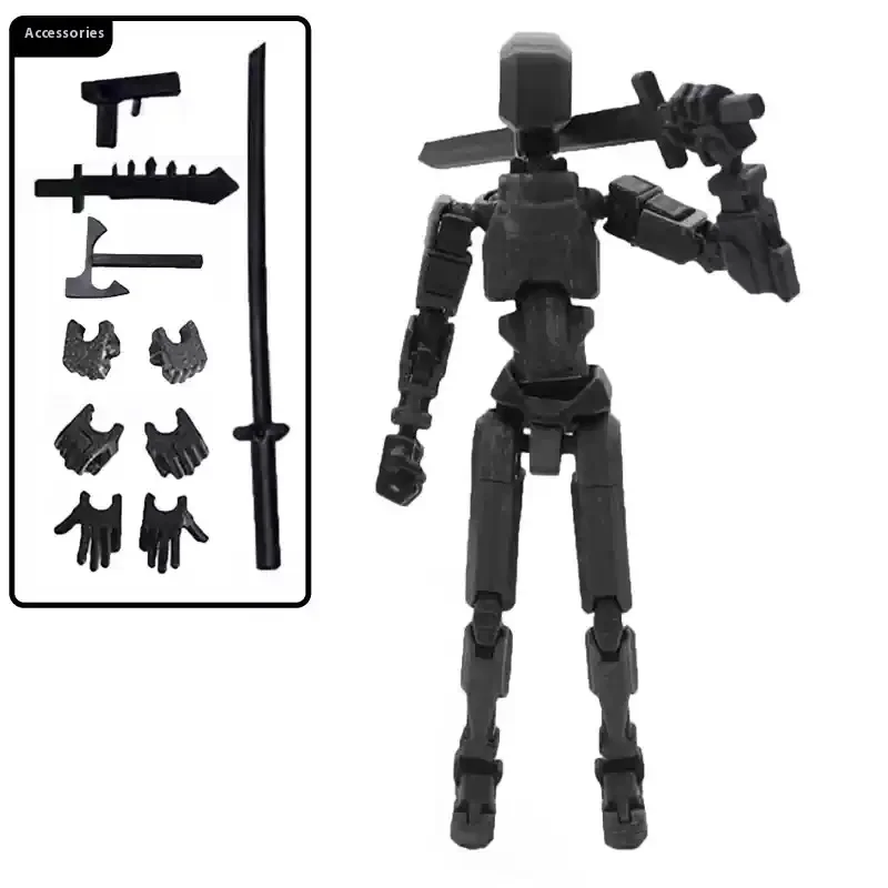 3rd Generation Lucky 13 Figure Toys Dummy 3d Printed Movable Shapeshift Robot Action Figuras Diy Mannequin Decompression Toys