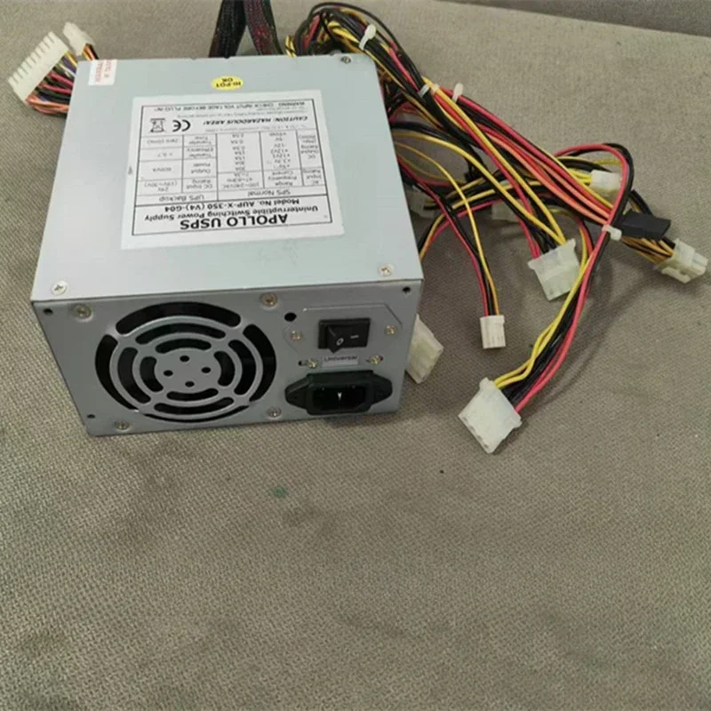 Original Disassembly New Power Supply For APOLLO USPS 350W Power Supply AUP-X-350 AUP-X-350(V4)-G04 Work Like New