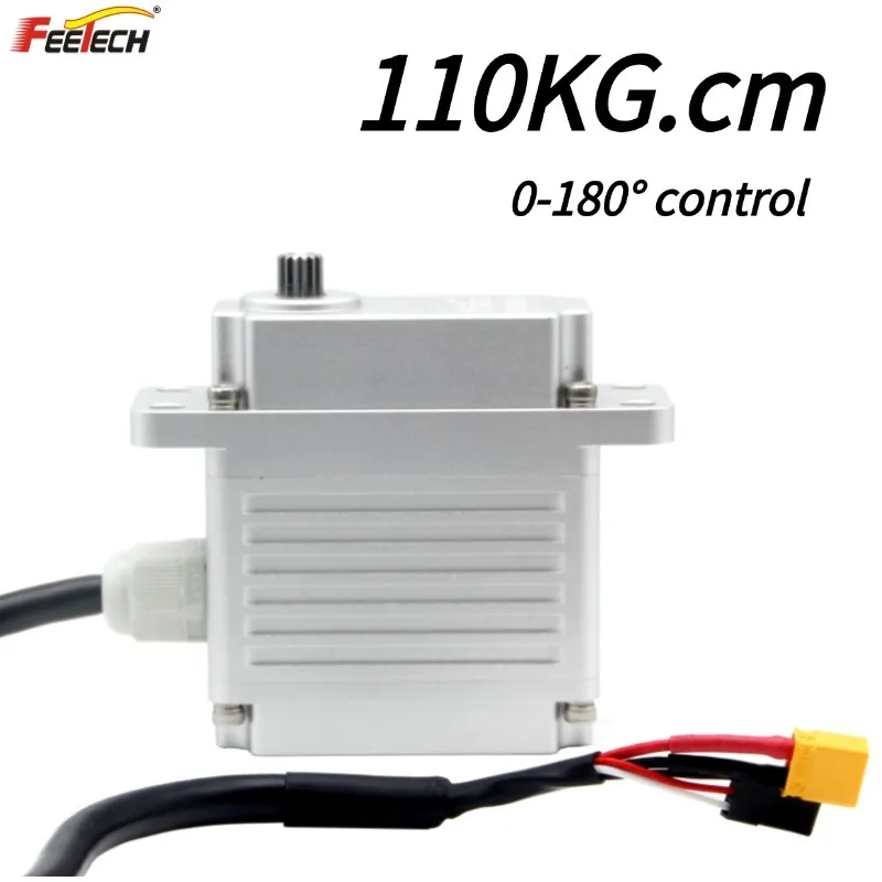 高トルク 110KG.cm デジタルメタルブラシレスモーター防水 9V-14V HV サーボ AP1112 1/5 ロボットウィングドローン RC メタル用