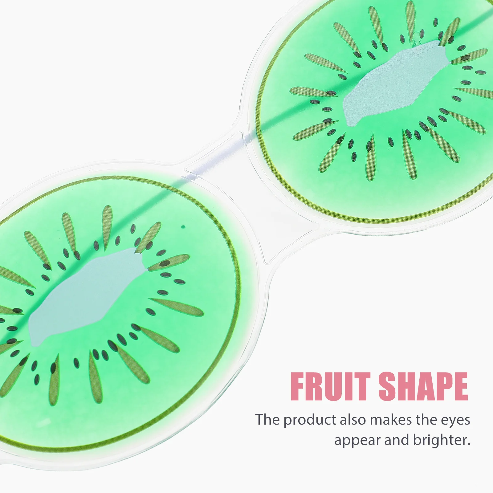 

4pcs Fruit Shaped Gel Mask Cooling Patches Reusable Eye Masks Summer Cooling Eye Mask Nap Blindfolds Fatigue Relief
