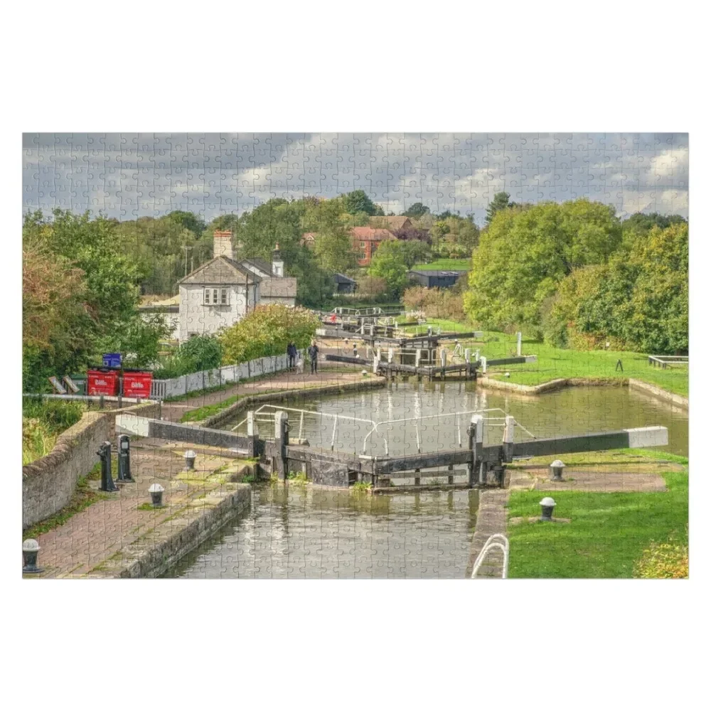 The Three Locks at Stoke Hammond Jigsaw Puzzle Woods For Adults Wood Adults Custom Animal Puzzle