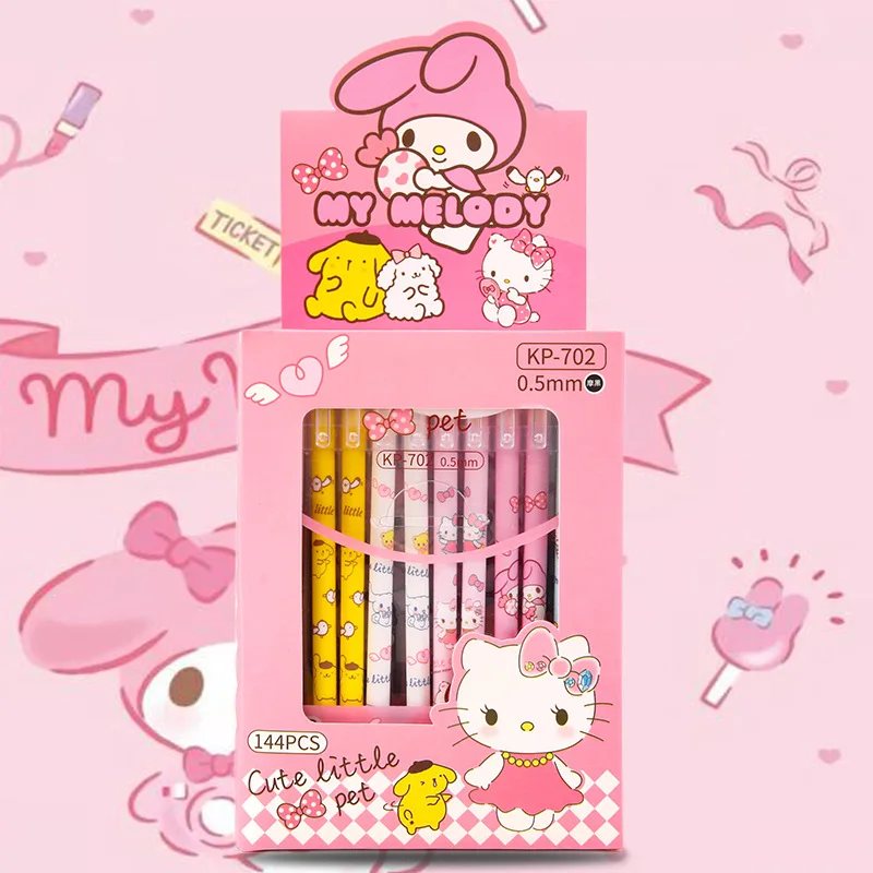 

My Melody Kawaii Cartoon Straight Erasable Gel Pen Erasable Pen For Primary School Students High Value Stationery Student Gifts