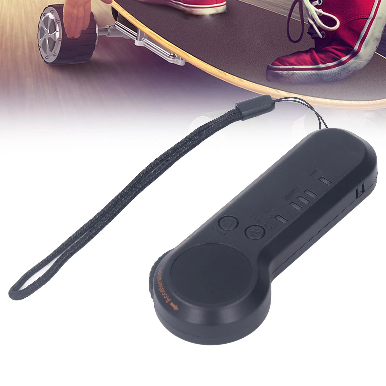 

Smart Wireless Remote Skateboard Controller 3.7V 300mAh Lithium Battery ABS Electric Skateboard Remote Control for Replacement