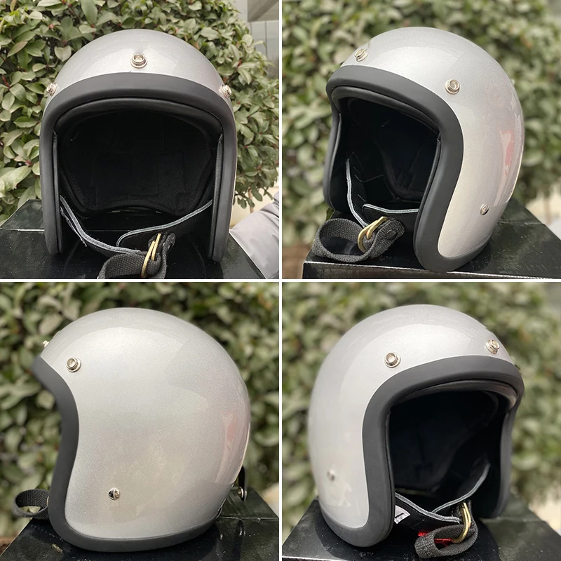 レトロ小型バイクヘルメット TT&CO シリアル 500TX ヘルメットオープンフェイスヘルメット和風韓国スタイルロープロファイルオートバイ
