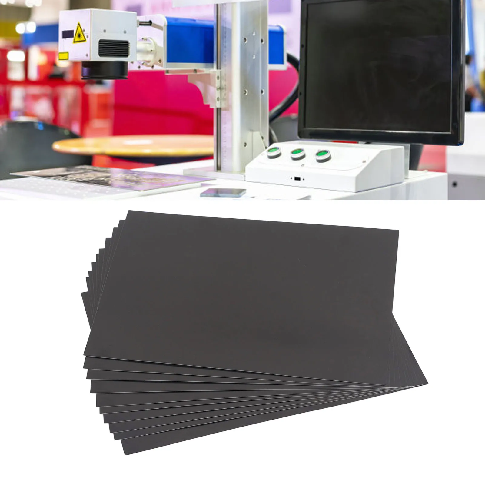 

210x285 мм, 10 листов, бумага для лазерной тестирования, бумага для лазерной затемнения, двухсторонняя машина для лазерной маркировки, гравировальный станок, тестовая фокусная бумага