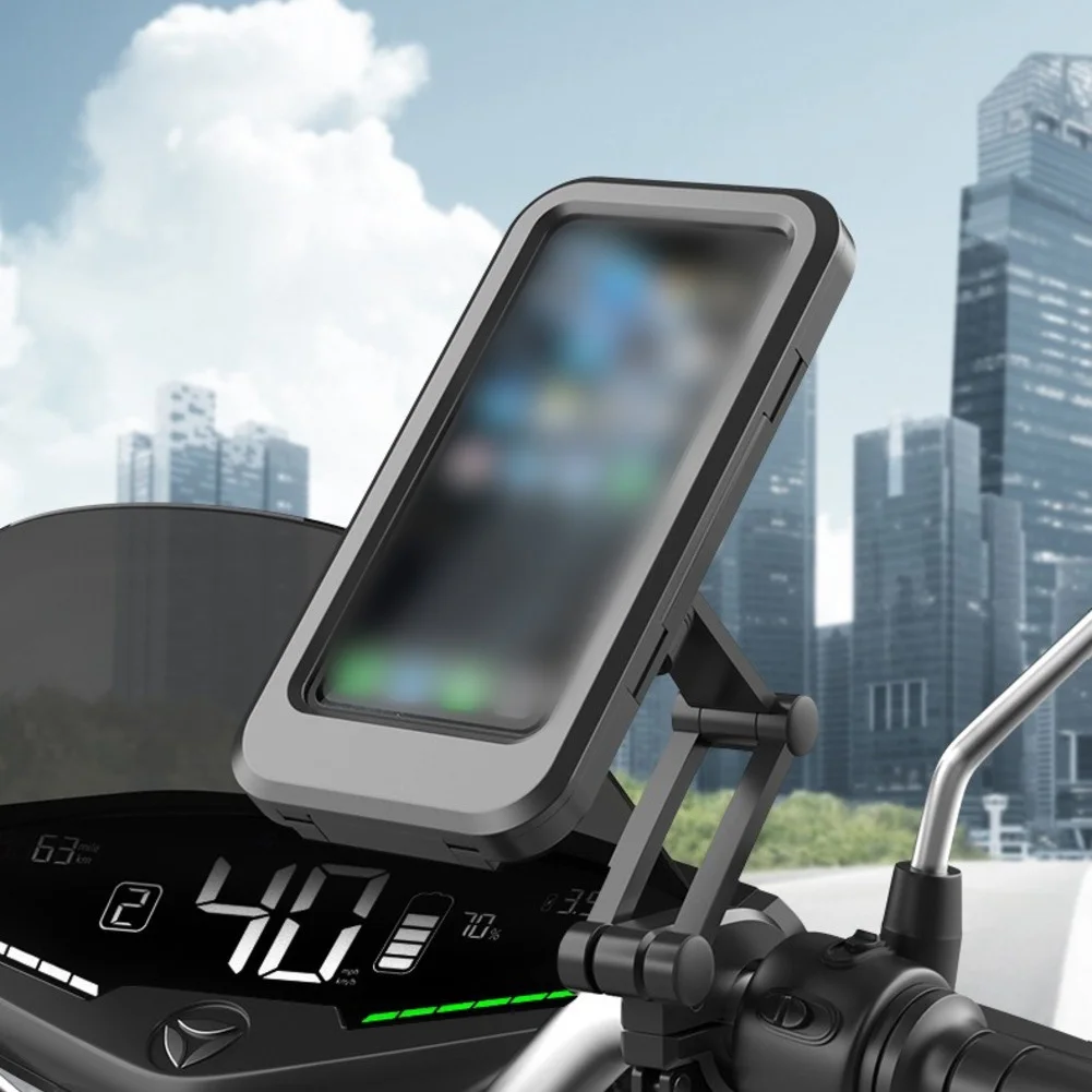 

Adjustable Phone Bracket 360 Phone Holder Full Wrap Protection Fully Enclosed Waterproof Heightened Base Design