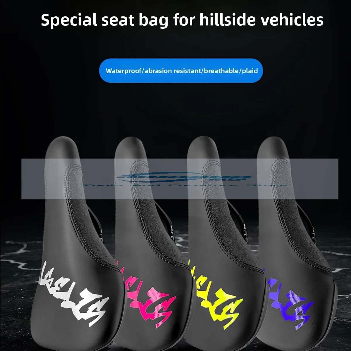 

PLSELIS Seat Bag Soft and Comfortable Climbing Performance Seat Bag High Elasticity Sponge Slope Car Cushion