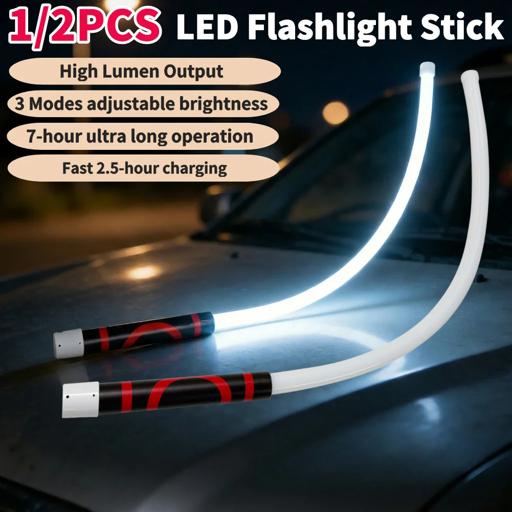 

Гибкий светодиодный фонарь-стик профессиональный, высокой яркости, портативный, для механиков, ремонта автомобилей и инспекций