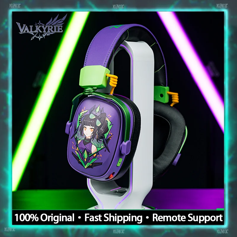 VALKYRIE VK S1 auriculares inalámbricos para juegos e-Sport 2,4G baja latencia inalámbrico HIFI Tune EQ Balance AI micrófono con cancelación de ruido RGB