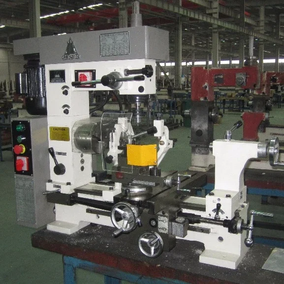 HQ500 Mini Lathe Turning, Milling, Drilling, Threading Combined Machine Tool