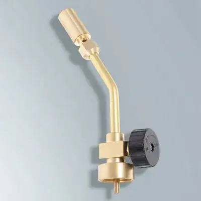 

Professional Propane Gas Torch Brass Portable Torch Welding Accessory Precision Heating Thawing Metal Household