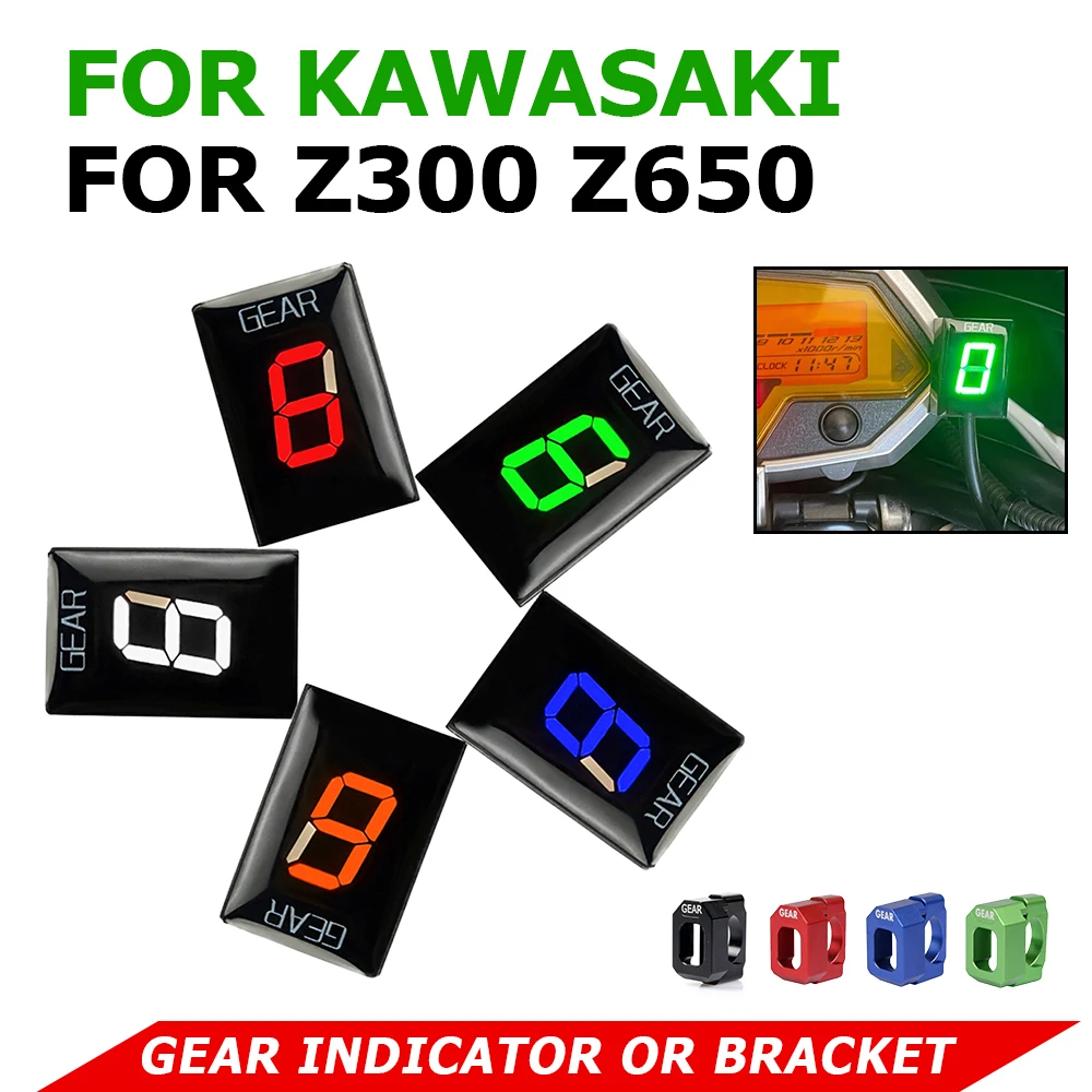 

Motorcycle Accessories Gear Indicator Speed Digital Gear Display Meter Gear Shift Indicator For Kawasaki Z300 Z650 Z 650 Z 300