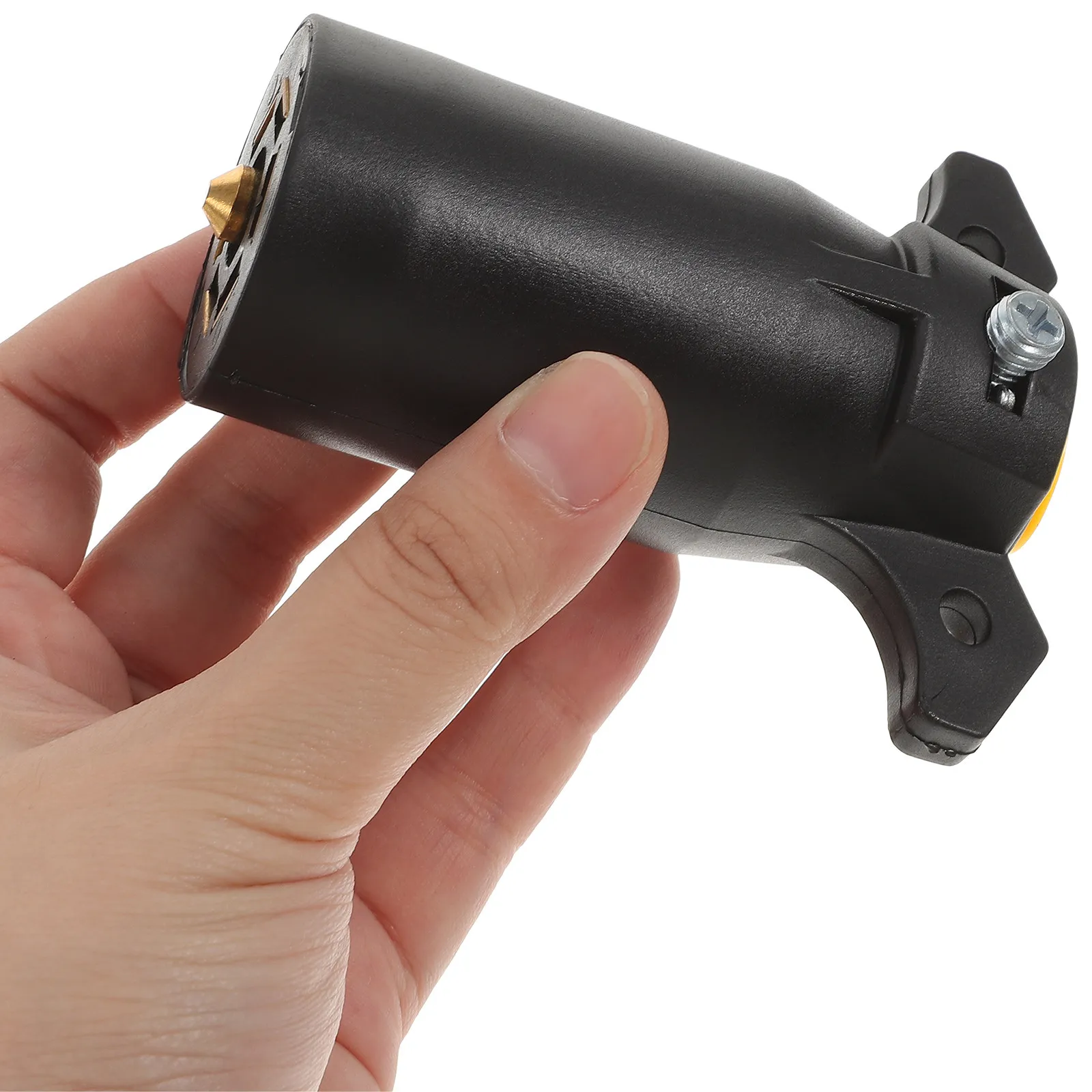 

7 Pin Trailer Wiring Adapter Plug Black Rv Light Connector for Car Trailer Boat Easy Installation Reliable Performance