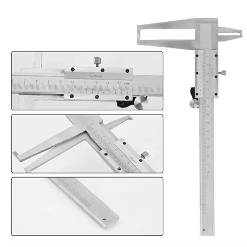 7-125mm Inside Groove Caliper Reading 0.02 Or 0.05 Stainless Steel Designed For Measuring Groove