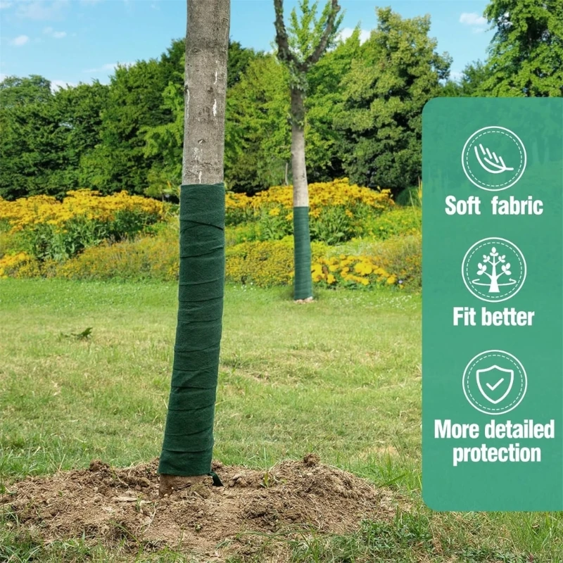 Tree Protector Wraps Cold Proof Tree Trunk Wrap Guard Plant Bandage Tree Wraps to Protect Bark Tree Tape Protect Shrub