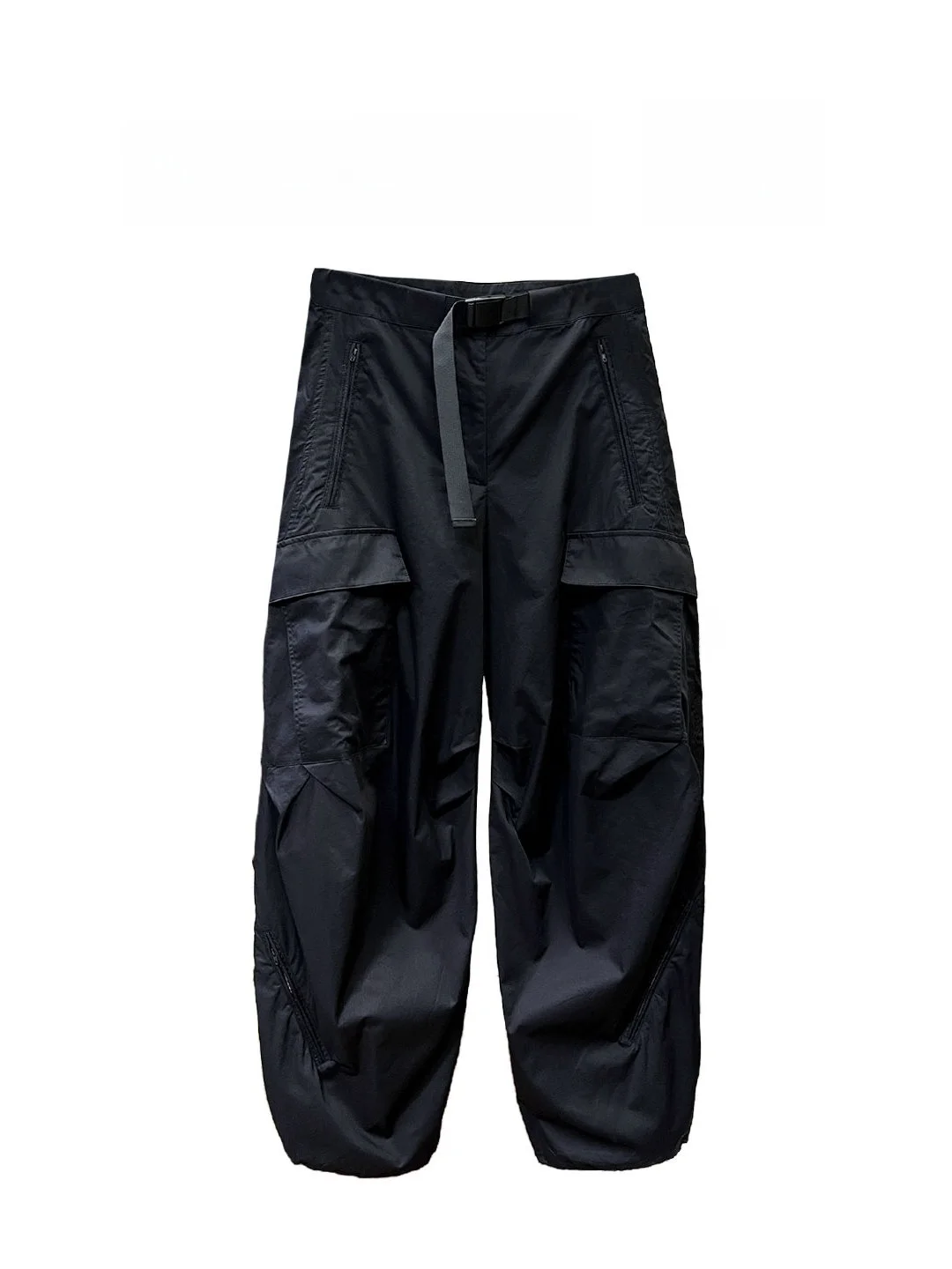 

Повседневная широкая рабочая одежда, брюки, женские свободные утягивающие брюки с парашютом, дизайн с поясом с высокой талией, осенняя новинка Sle Ele