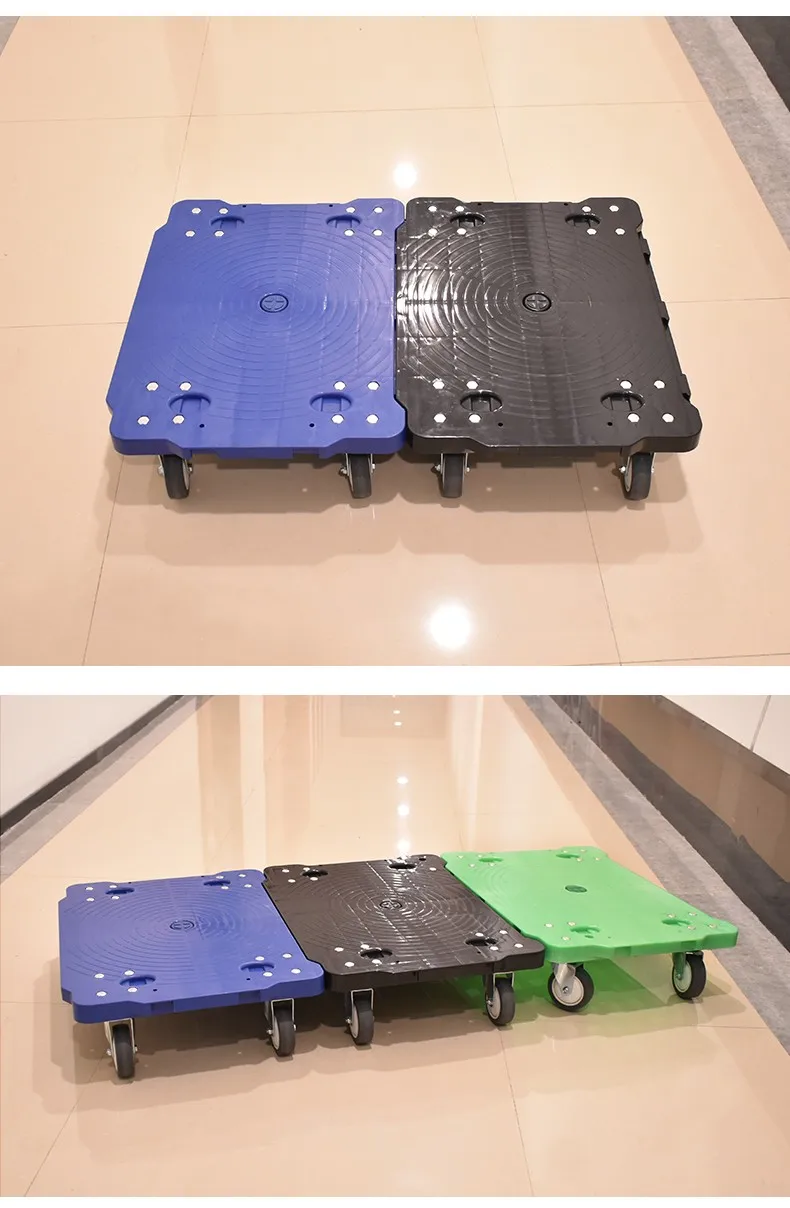 Foldable Plastic Turtle Cart Portable Hand Pu Tru Tiger Cart Moving Vehicle Flaed Tru Small Trailer Storage Organization