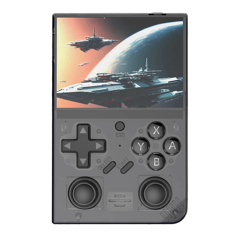 

R35plus Retro Video Game Console 128G 20,000+Games 3.5In IPS Screen Handheld Game Console Linux System For GBA PSP PS1