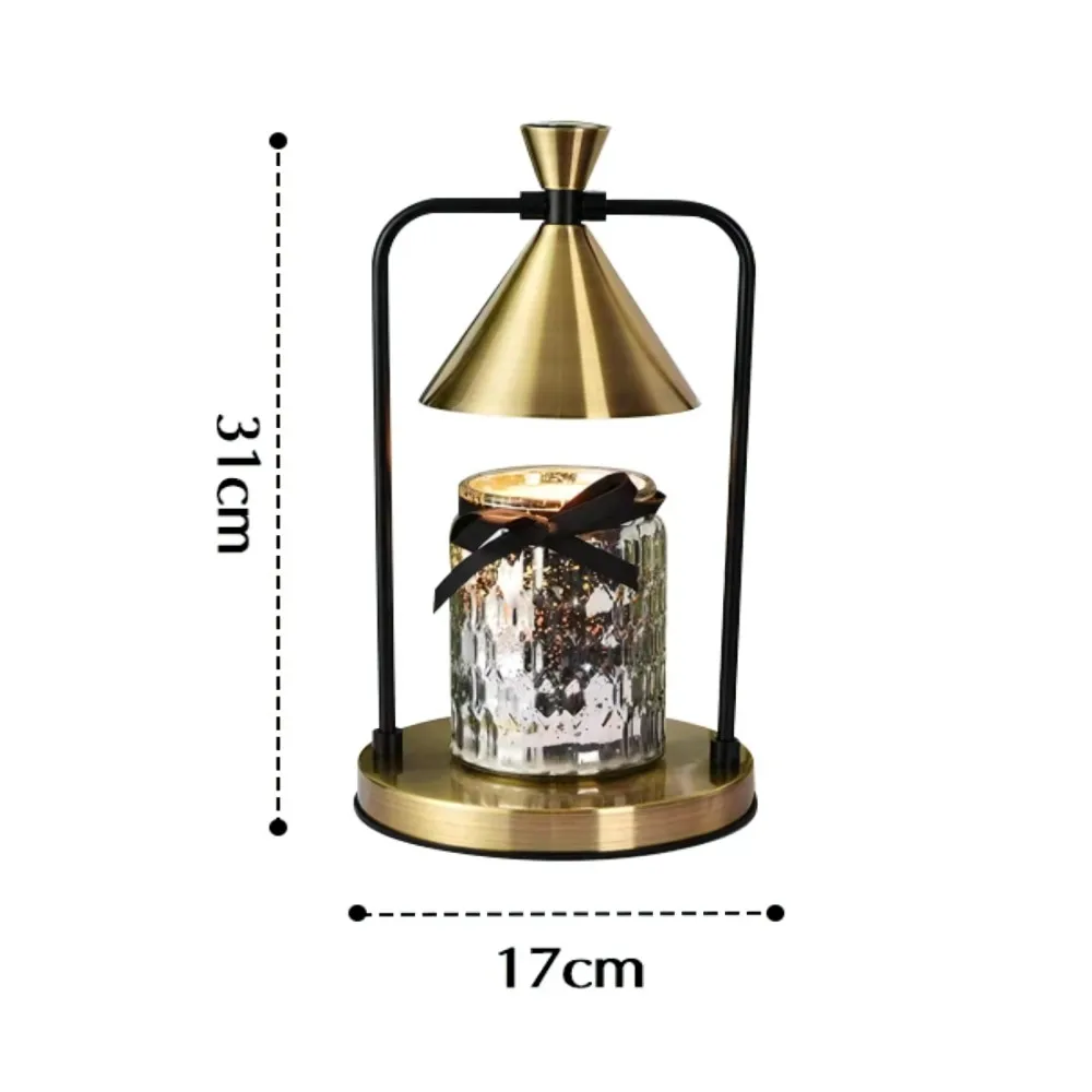 Lámpara eléctrica de fusión de cera para velas, difusor de fusión de velas, lámpara de mesa de aromaterapia regulable, calentador de cabecera, EE. UU./UE/REINO UNIDO/AU