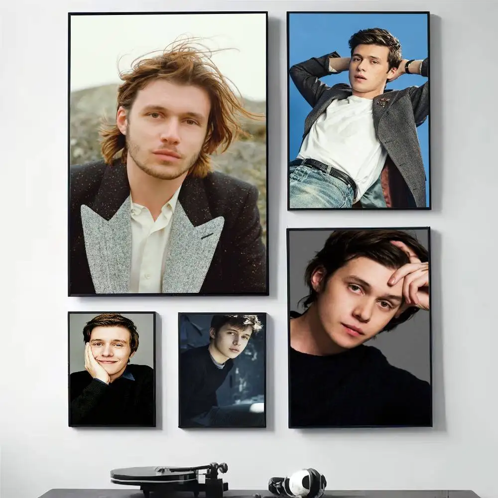 Nick Robinson  Poster HD Quality Wall Art Retro Posters For Home Room Wall Decor Self Adhesive