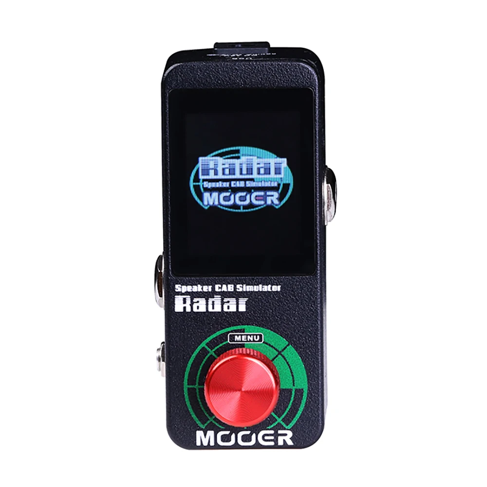 

MOOER Radar Guitar Effect Pedal 11 Mic Models 30 Speaker Cab Cabinet Simulator 36 User Presets Support IR Customizable EQ Stage