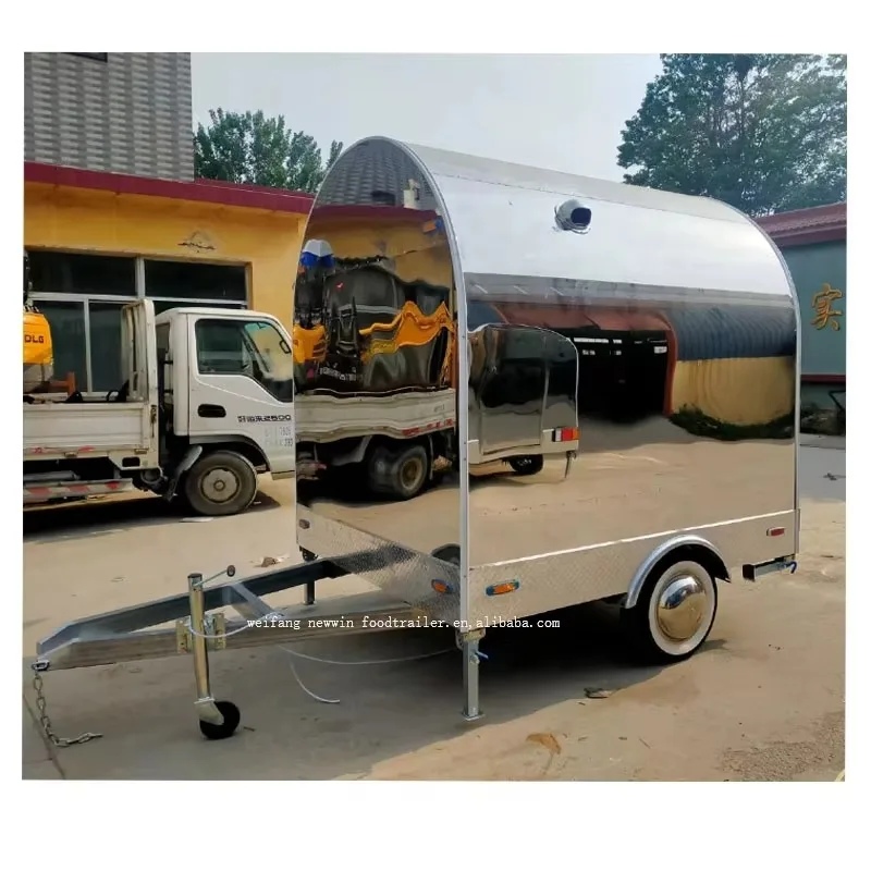 Customized 2025 Approved Fully Equipped Mobile Food Truck Fast Food Cart And Food Trailers