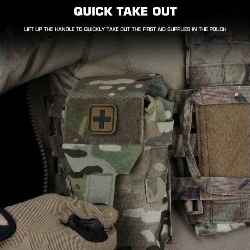 

Portable Outdoor Quick Access Molle Pouch Compact Emergency Organizer Hunting Storage Bag