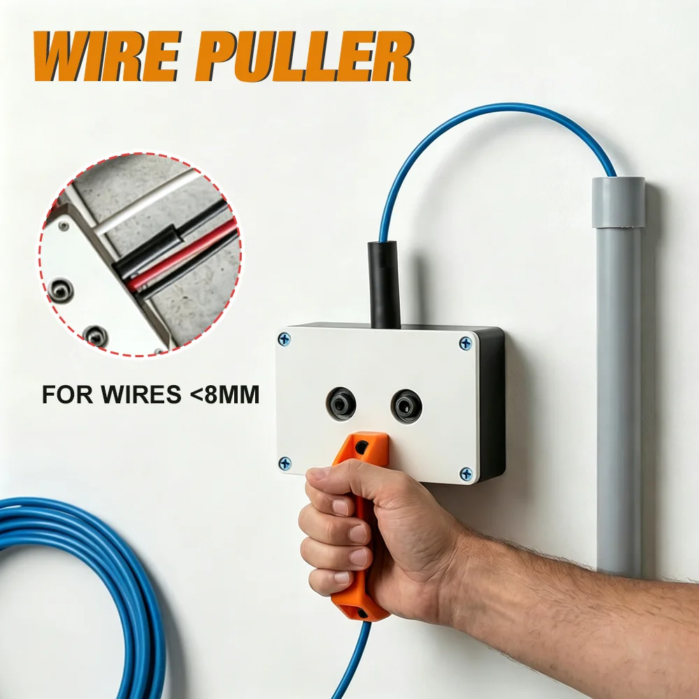 

Heavy-Duty Wire Puller Cable Traction Line Cable Lead Puller Wire Tugger Saving Time High-strength for Construction Conduit Pipe