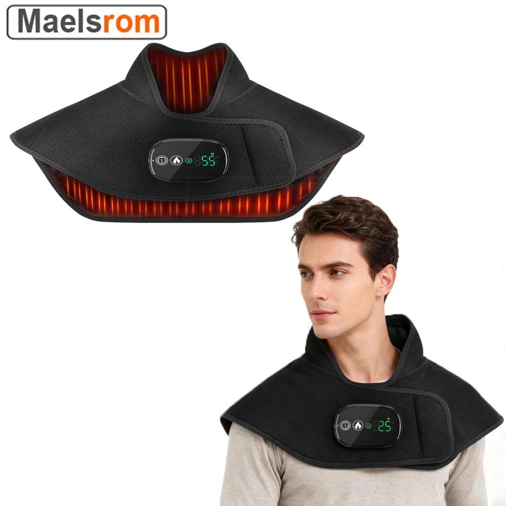 

Грелка для шеи, шаль, грелка, Meridian-Clearing, плечо, спина, защита, поддержка перезаряжаемой, 4000 мАч, с 5 уровнями нагрева