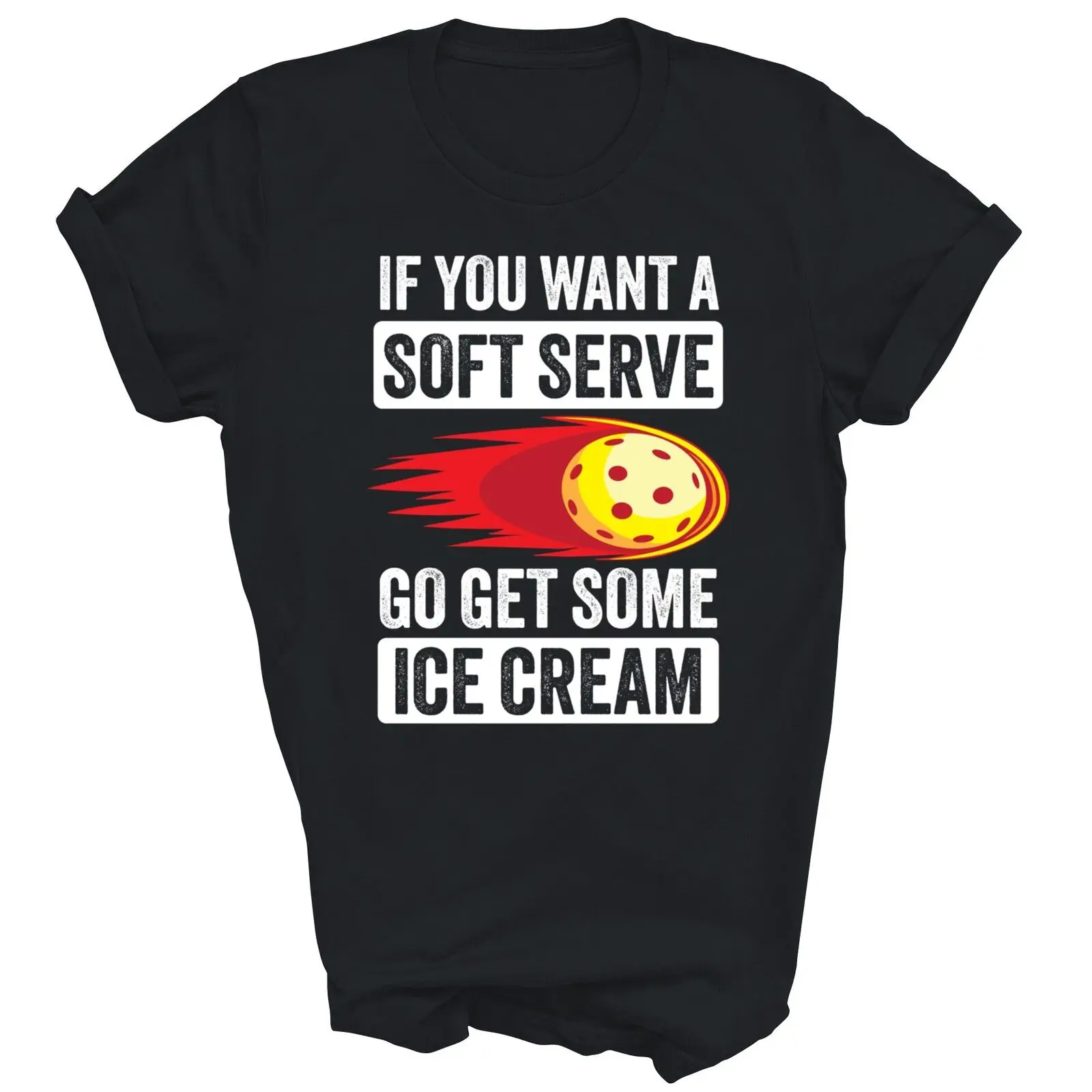 Pickleball Soft Serve Ice Cream Funny Pickleball Unisex Shirt Gift