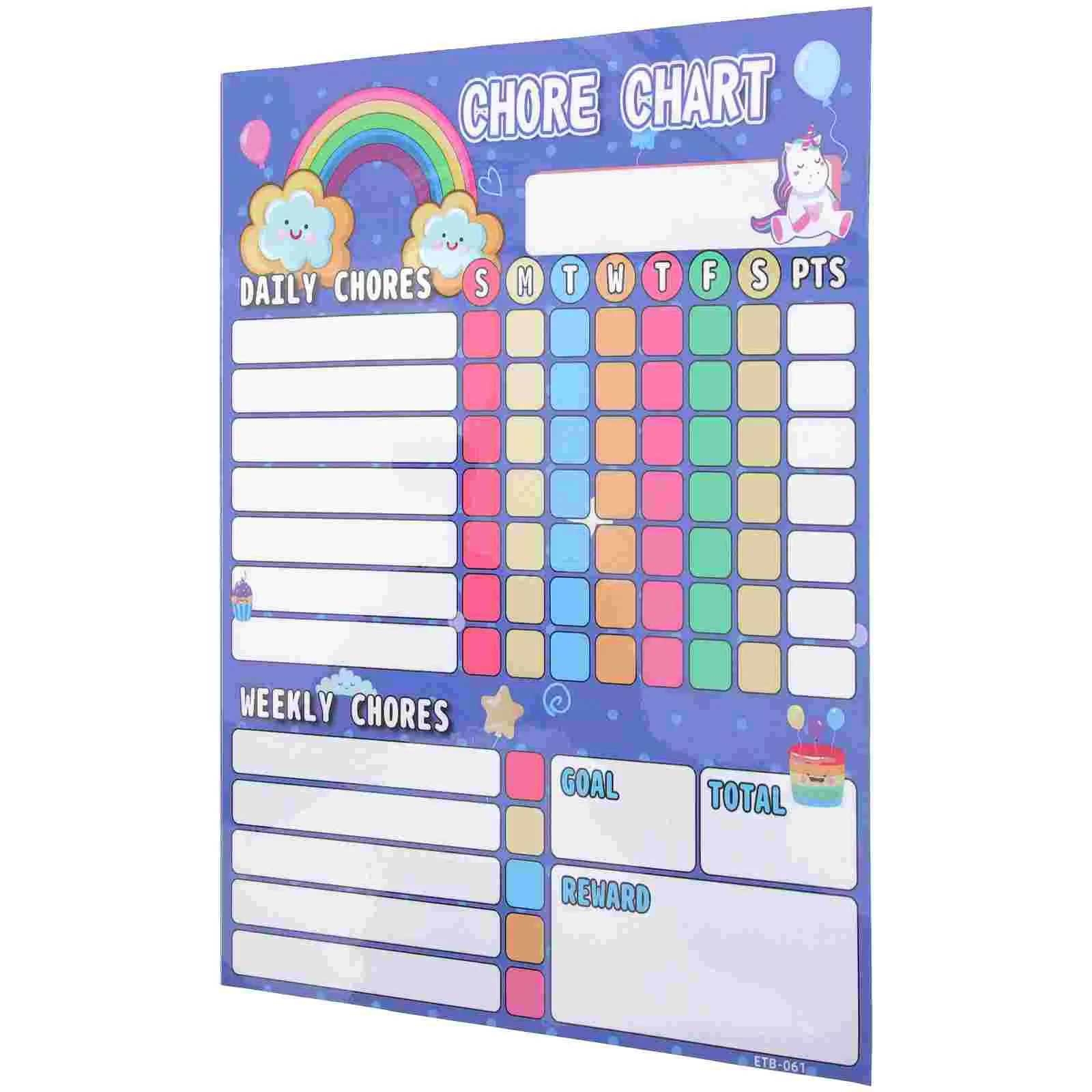 

Children's List Magnetic Behavior Chart Stickers for Girls Home Kids Award Table Good Reward