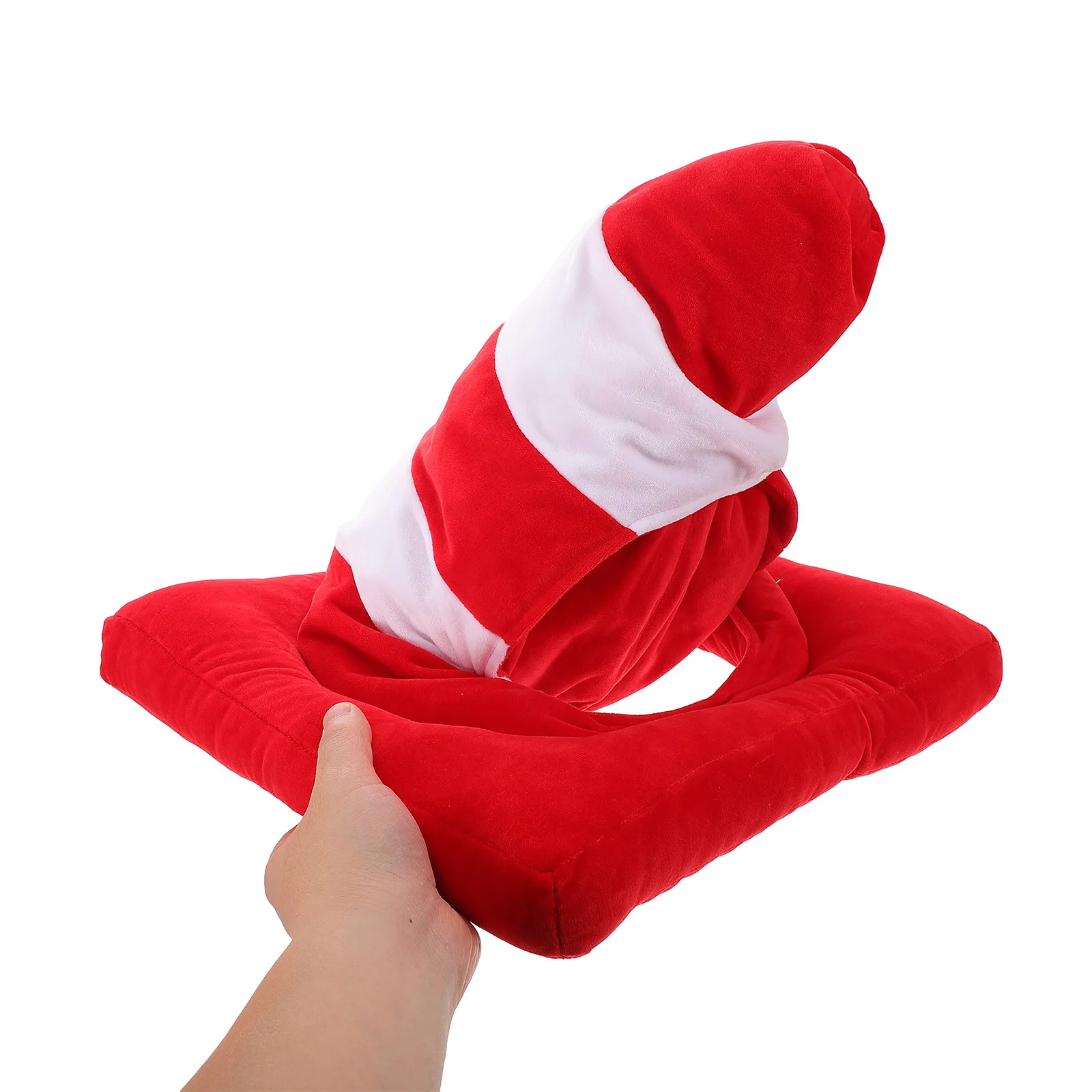 Sombrero Novedoso con Forma de Bloque de Carretera, Accesorio Creativo para la Cabeza, Atrezzo para Fiestas y Actuaciones, Disfraz de Dibujos Animados, Suministro Divertido para Cosplay