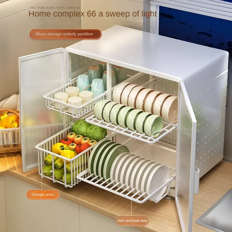 Multifunctional Drain Cupboard,Tableware Rack,Kitchen Dish Rack ,kitchen Items  Dish Drying Rack  Kitchen Organizer  Kitchen