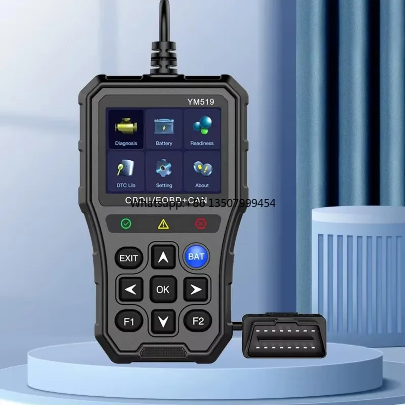 

New OBD Diagnostic Scanner & Car Fault Detector Code Reader with 1 Year Warranty for 12V Cars Supports English