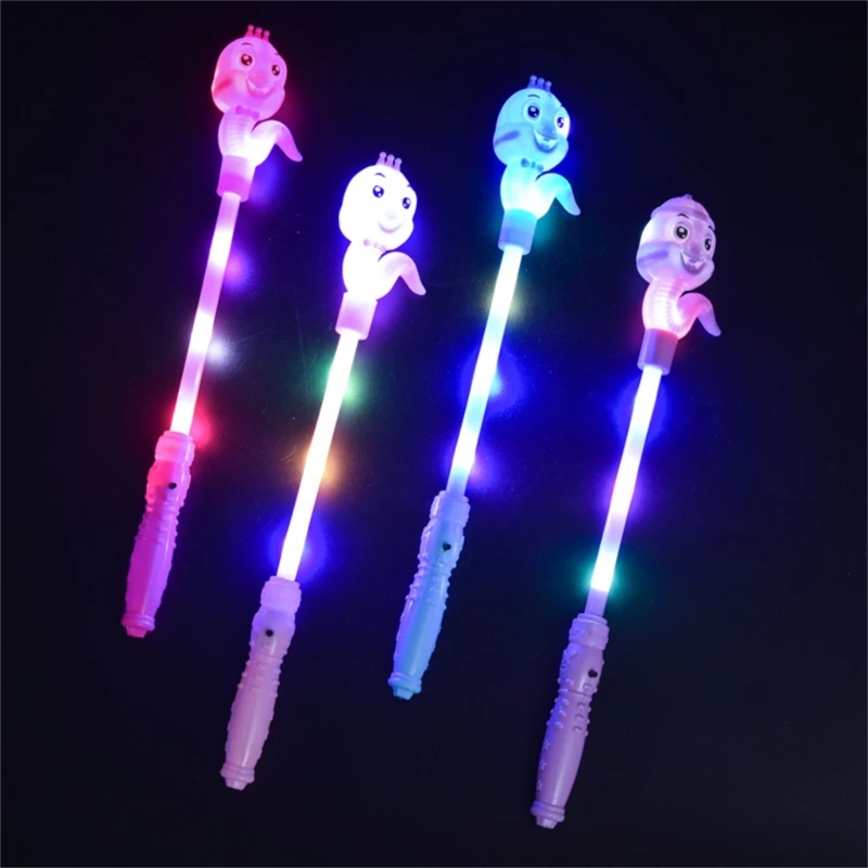 LED Fairys Wands พร้อมไฟงูเรืองแสง Magics ปีใหม่ Glowing