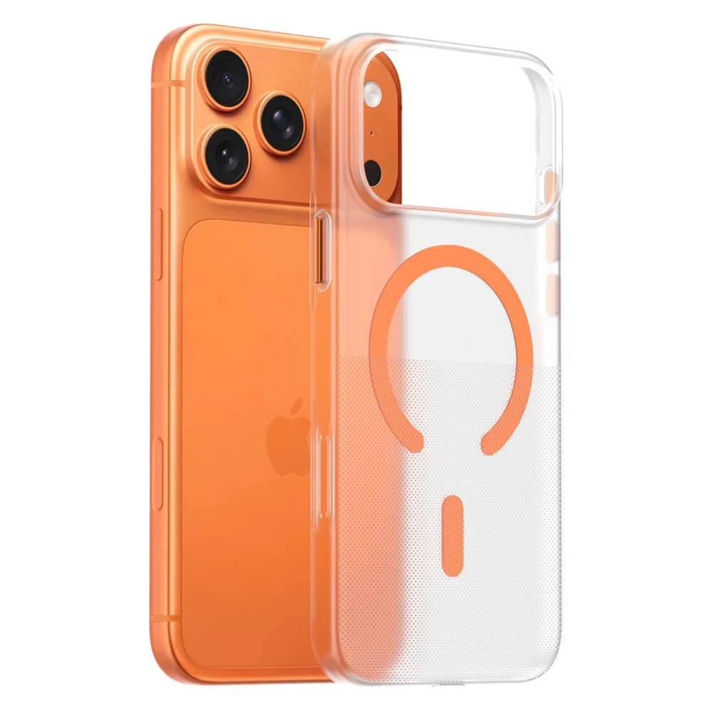 

Премиальный противоскользящий прозрачный чехол с точечным рисунком для iPhone 17 16 15 Pro Max, совместимый с MagSafe, ультратонкий защитный чехол из поликарбоната