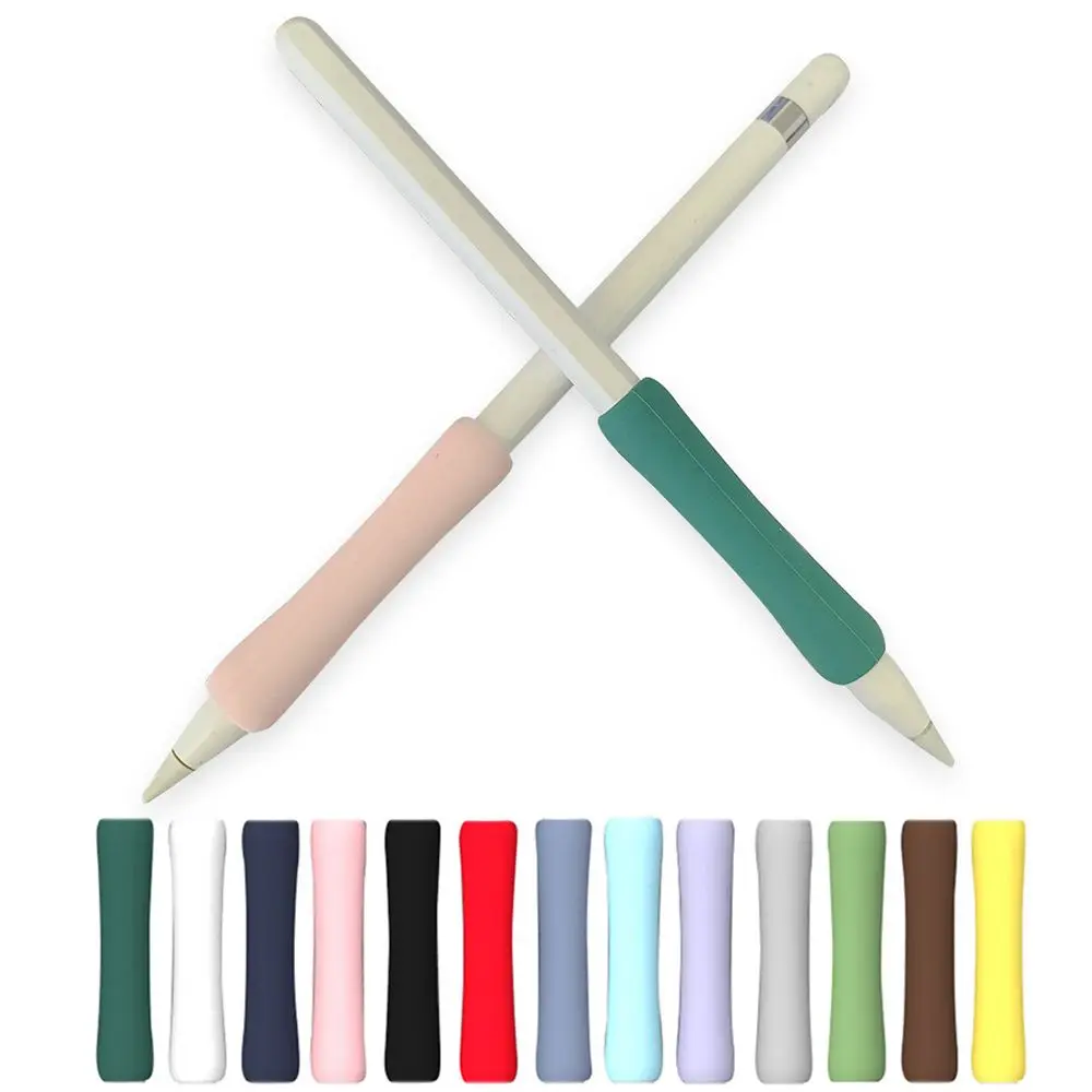 Silicone Sleeve Wrap Shockproof Silicone Stylus Sleeve Wrap Grip Case Protective Cover For Apple Pencil 1/2