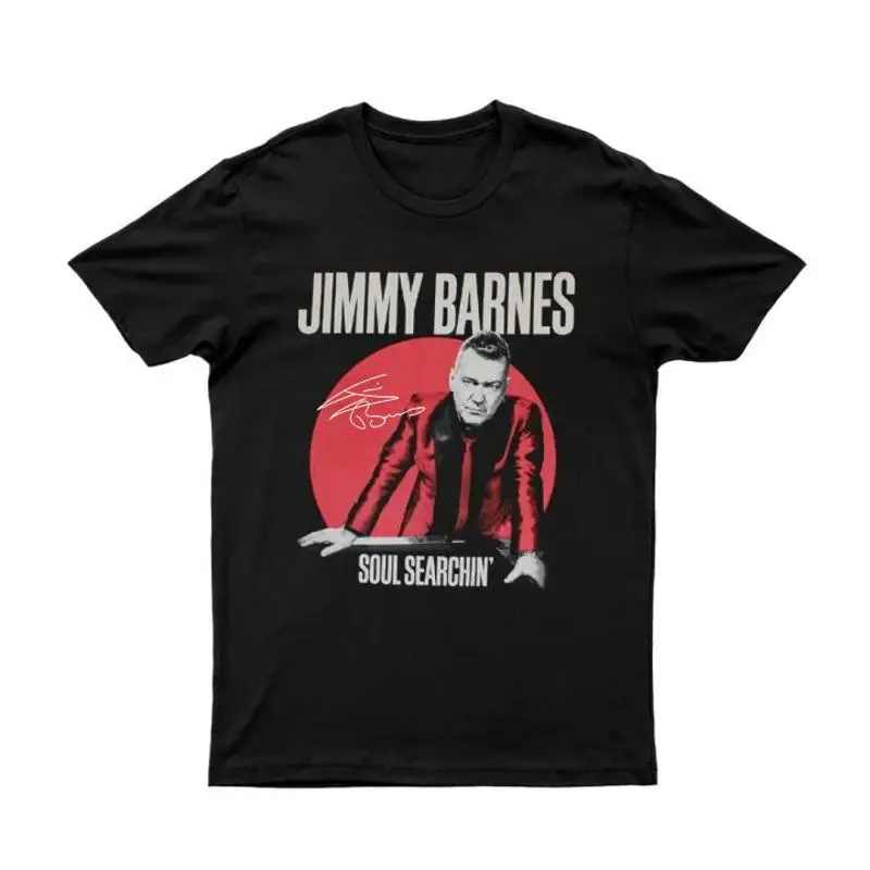 Retro Soul Searchin Funny Jimmy Barnes T Shirt Classic Black S 5XL 1J0056