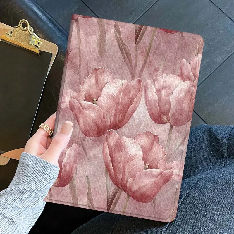 capa-com-padrao-de-tulipas-para-ipad-pro-air-mini-11-1-2-3-4-5-6-7-7ª-geracao-129-13-79-83-m3-m4